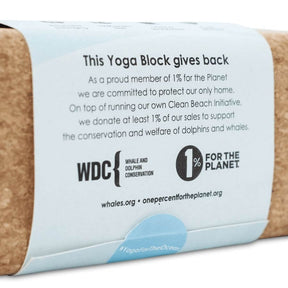 Yoga Block Kork 1% for the Planet
