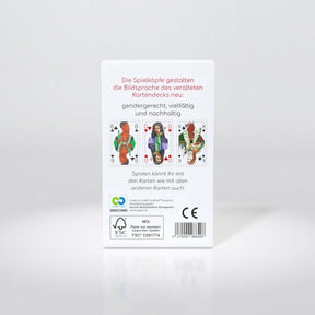 Spielköpfe Skat Kartendeck Rückseite