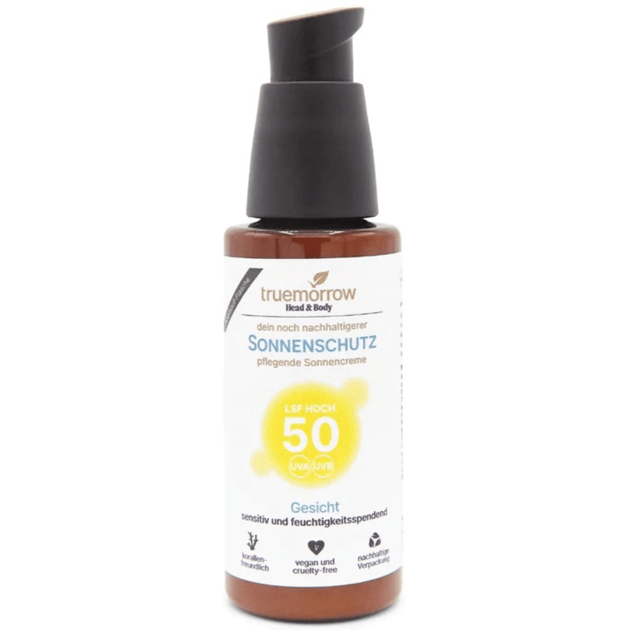 truemorrow Sonnencreme fürs Gesicht LSF 50