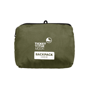 Backpack Mini Army Green Khaki zusammengefaltet